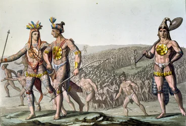 Floridan päälliköt matkalla sotaan, n. 1820